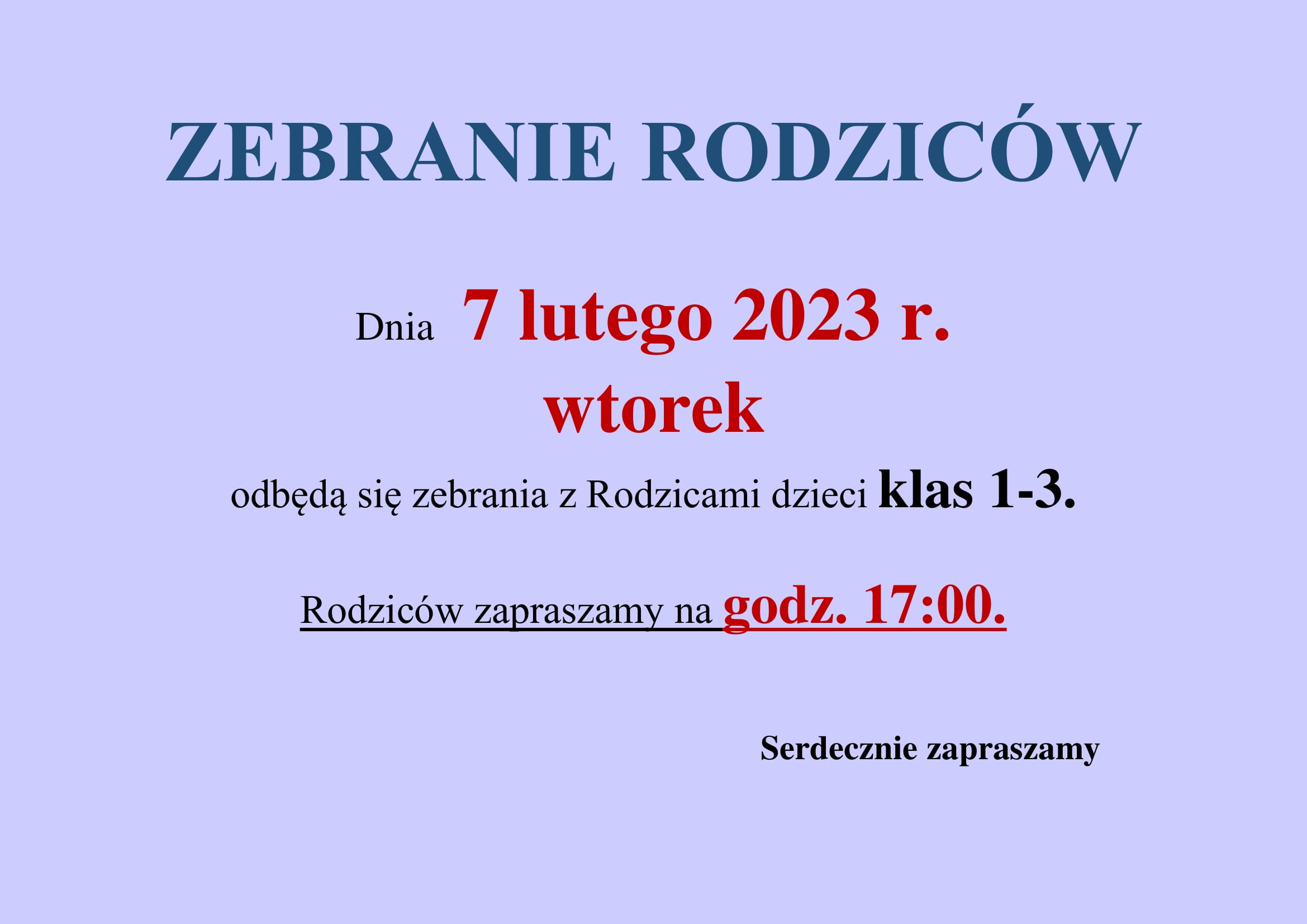 Zebranie z Rodzicami II/2023 - zdjęcie 2